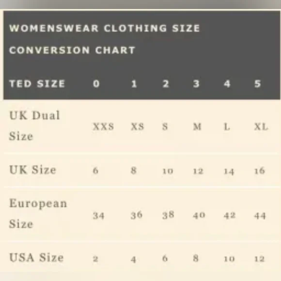 Ted Baker sz 8 dress ( Ted sz 3 ) - Picture 15 of 15